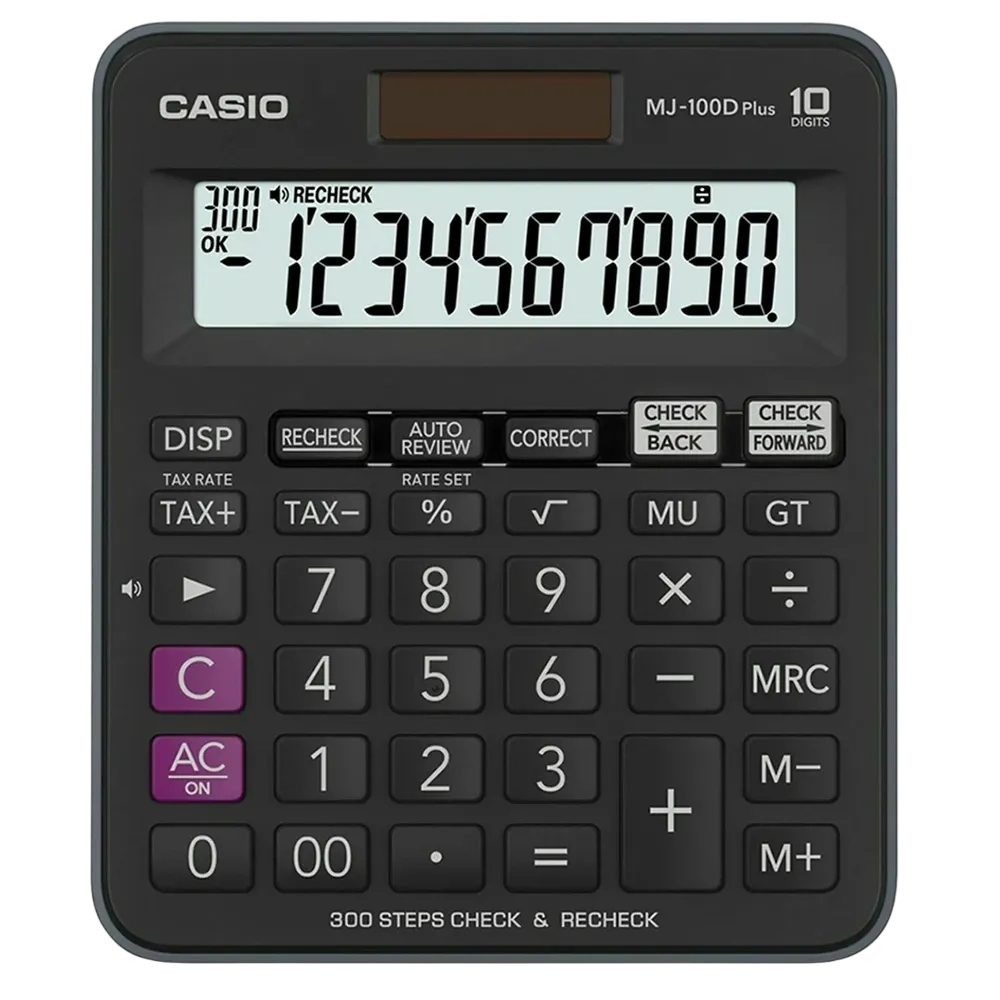 Casio Desktop Tax Calculator Mj-100dplus