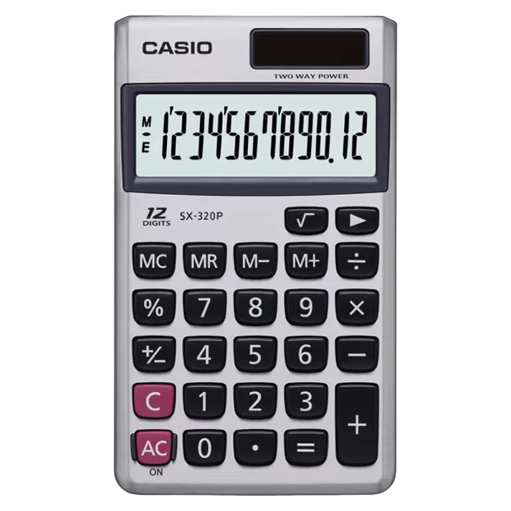 Casio Portable Practical Calculator Sx-320p