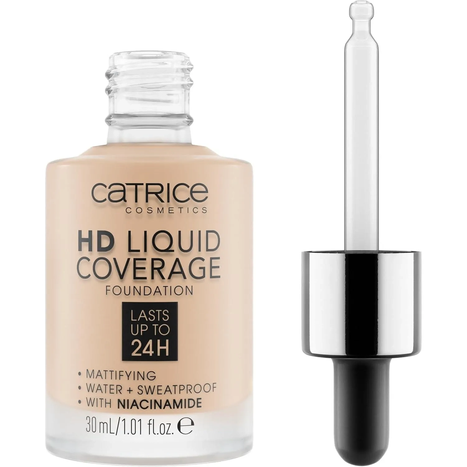 Catrice Hd Liquid Coverage Foundation 010, Nude, 30 Ml