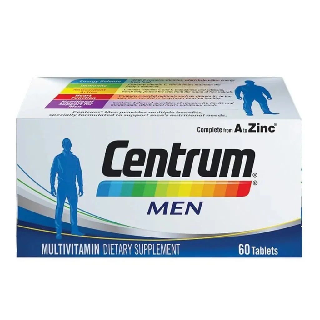 Centrum Men's Multivitamin Supplement Tablets, Pack Of 60's