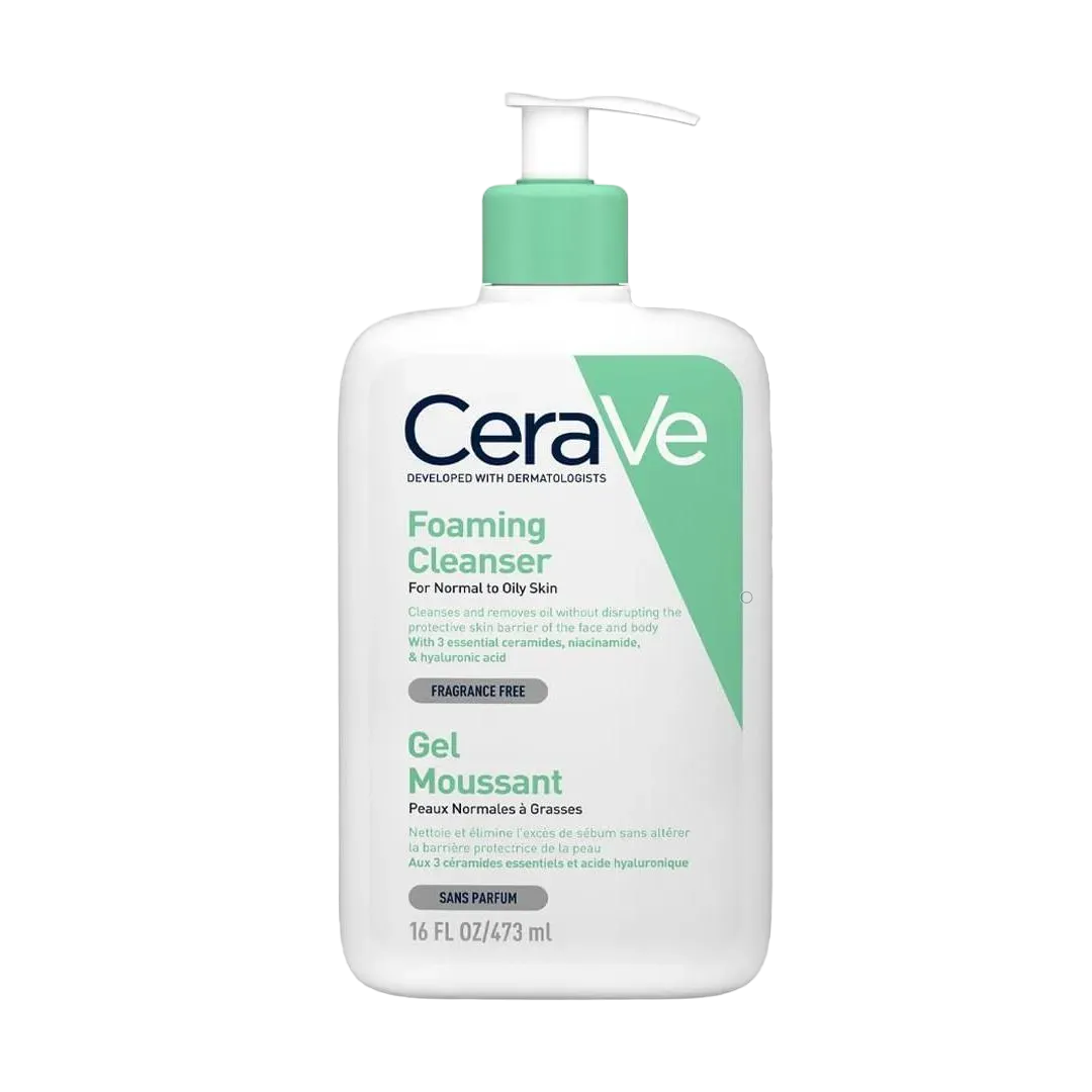 Cerave Foaming Cleanser For Normal To Oily Skin 473 Ml