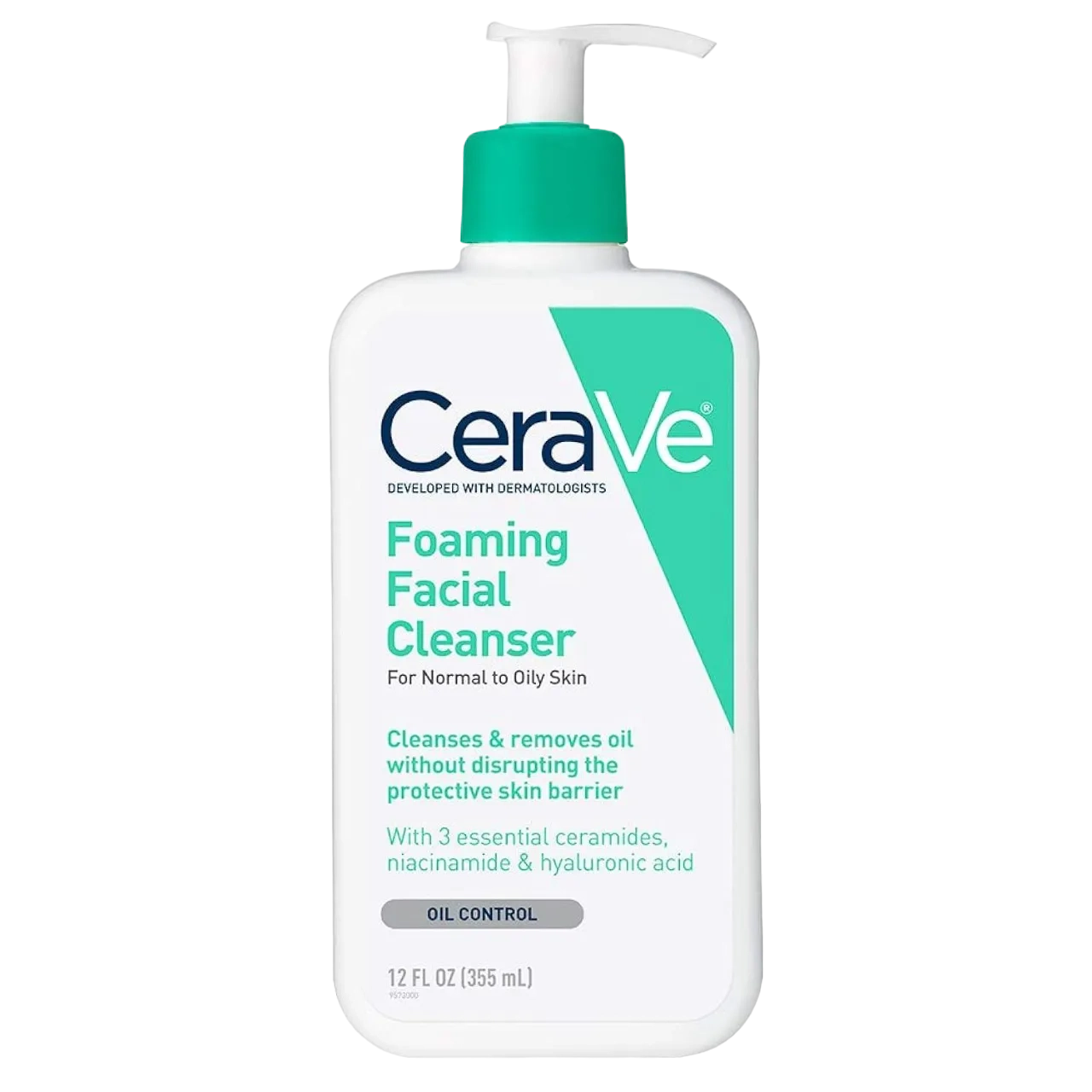 Cerave Foaming Facial Cleanser Normal To Oily Skin 12 Fl. Oz