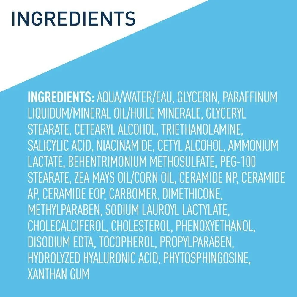 CeraVe Sa Cream, 12 Oz, Renewing Salicylic Acid Body Cream For Rough And Bumpy Skin, Fragrance Free, 118 Ml
