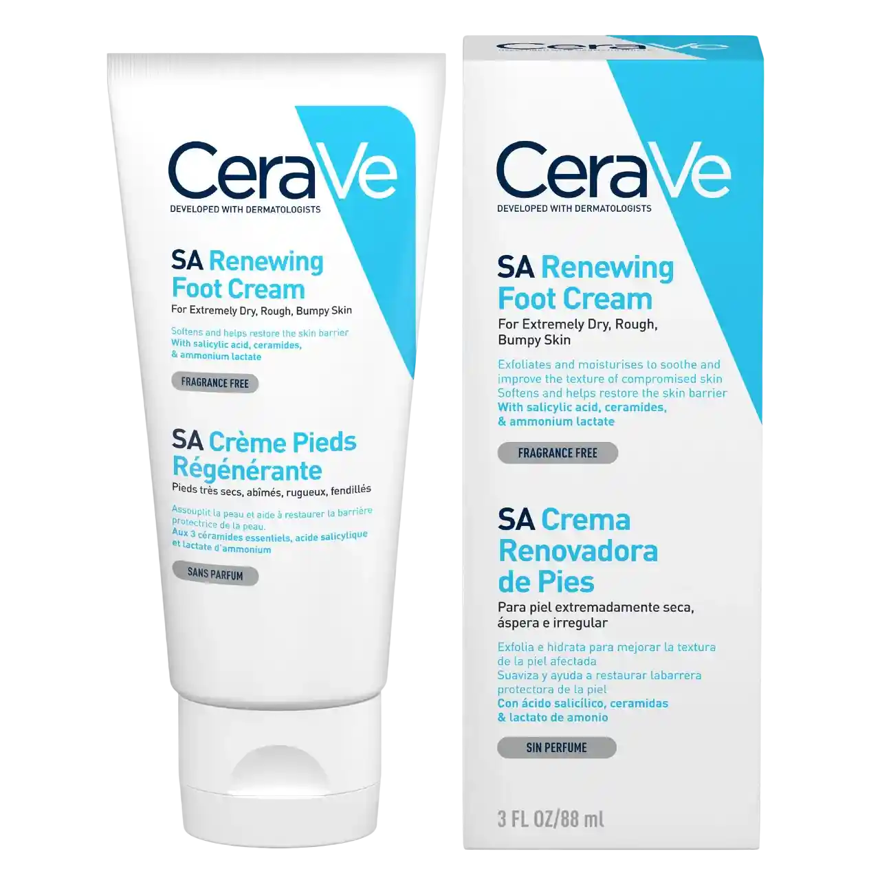 Cerave Sa Renewing Foot Cream 88ml