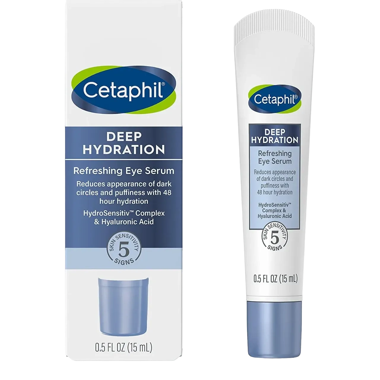 Cetaphil Deep Hydration Refreshing Eye Serum,48Hr Hydrating Under Eye Cream 15Ml