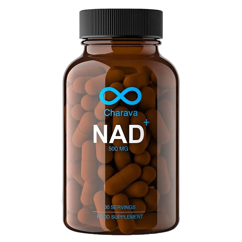 Charava Nad+ 500mg Antiaging Supplement Capsules, Pack Of 30's