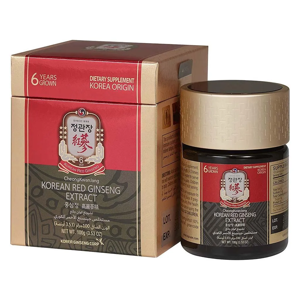 Cheongkwanjang 6 Year Grown Korean Red Ginseng Concentrated Liquid Extract For Men & Women 100g