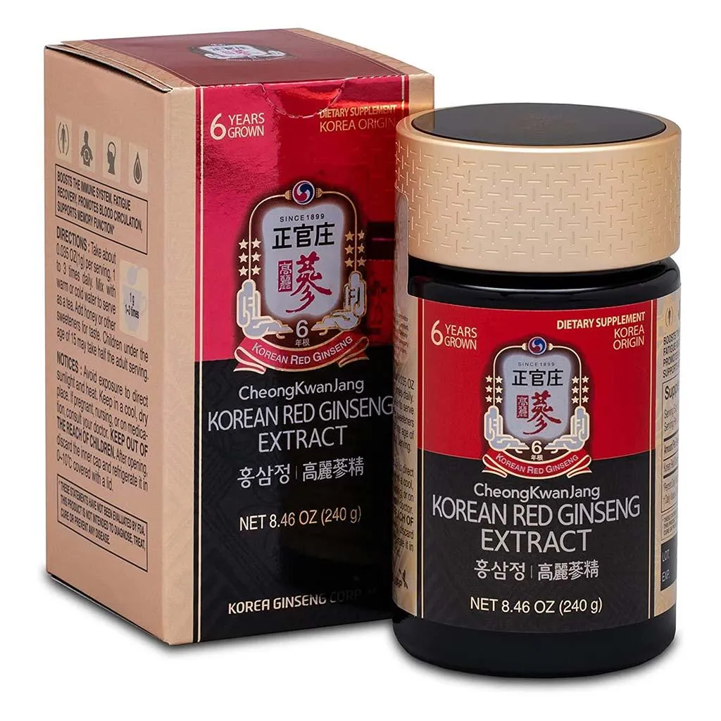 Cheongkwanjang 6 Year Grown Korean Red Ginseng Concentrated Liquid Extract For Men & Women 240g