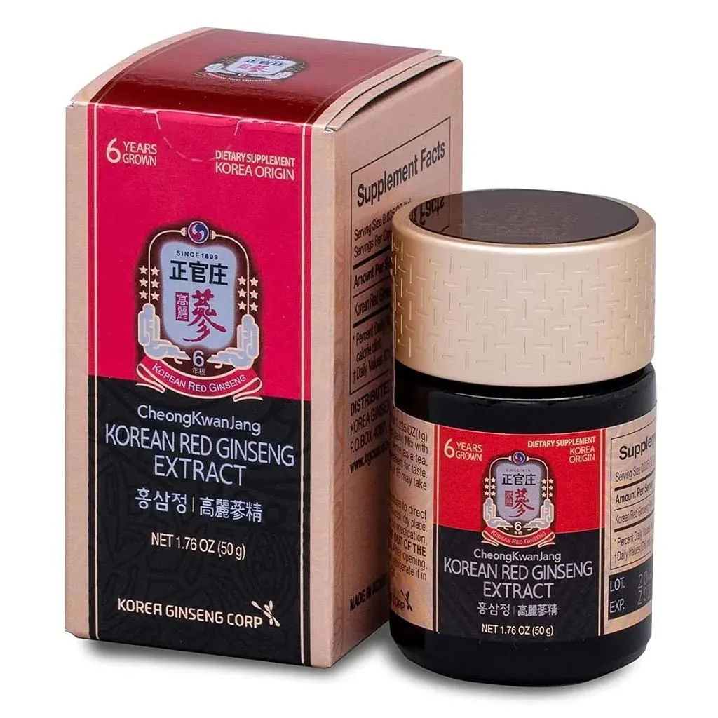 Cheongkwanjang 6 Year Grown Korean Red Ginseng Concentrated Liquid Extract For Men & Women 50g