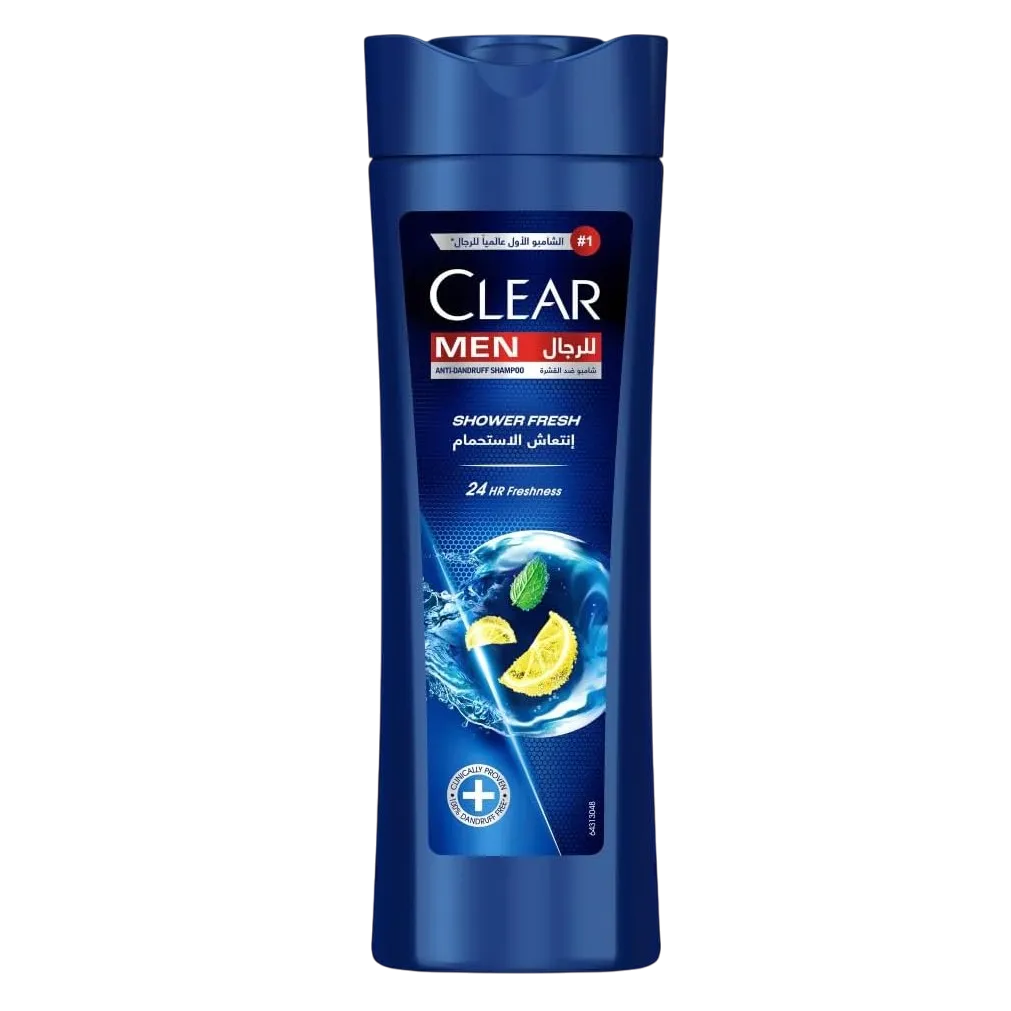 Clear Shampoo For Men Shower Fresh 24 Hr Freshness 400ml