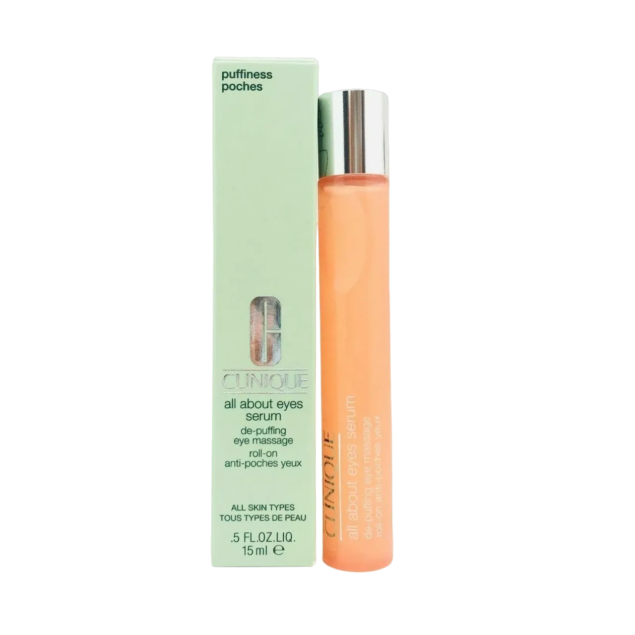 Clinique All About Eye Serum De-Puffing Eye Massage, 0.5 Ounce