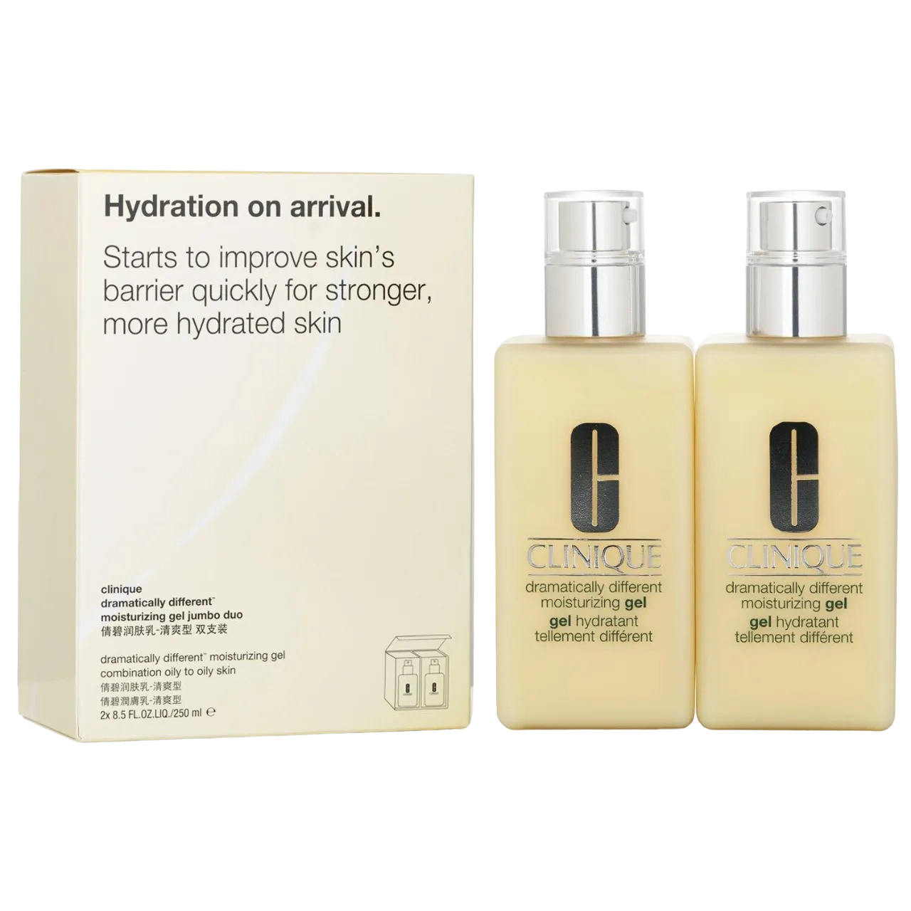 Clinique Dramatically Different Moisturizing Gel 250Ml X 2