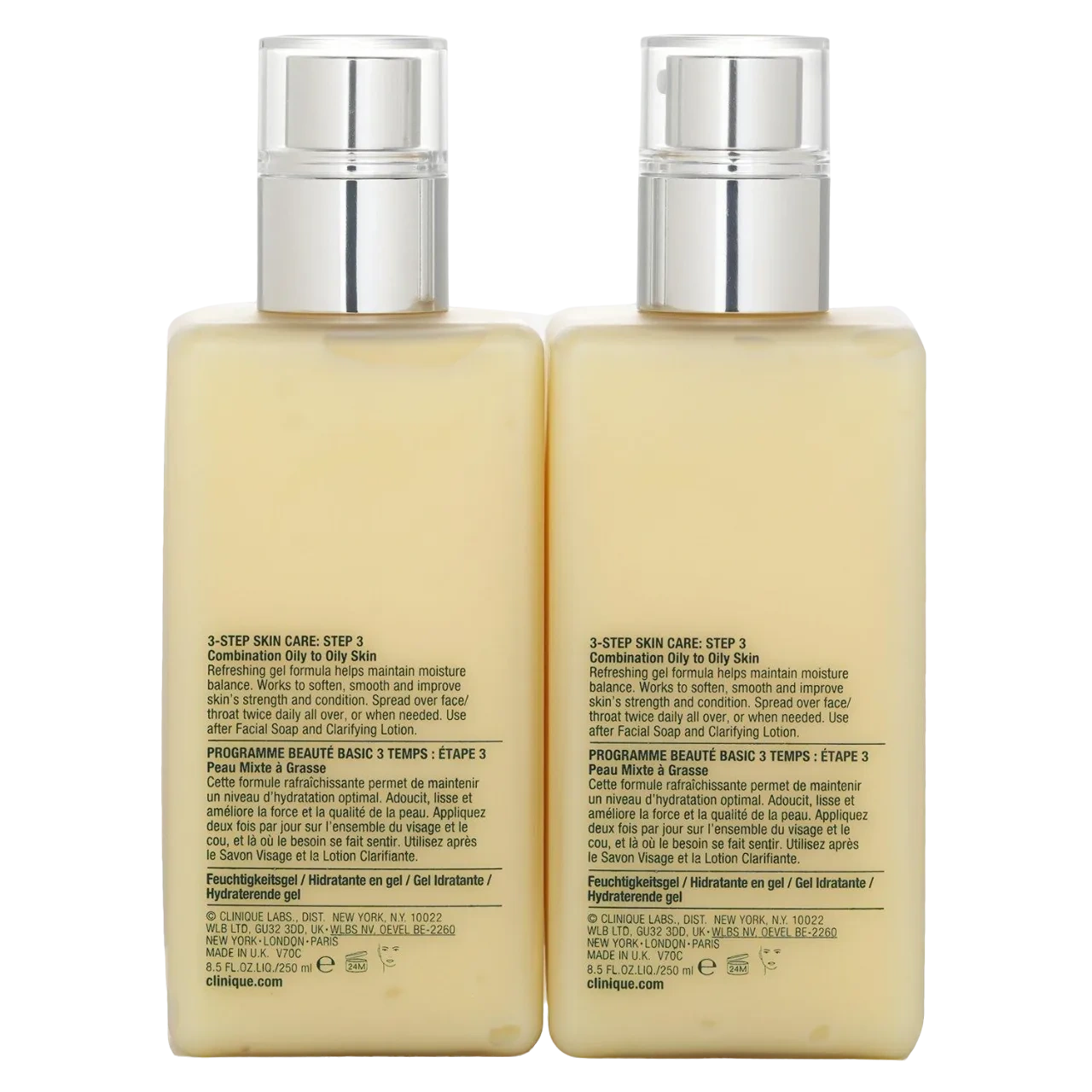 Clinique Dramatically Different Moisturizing Gel 250Ml X 2