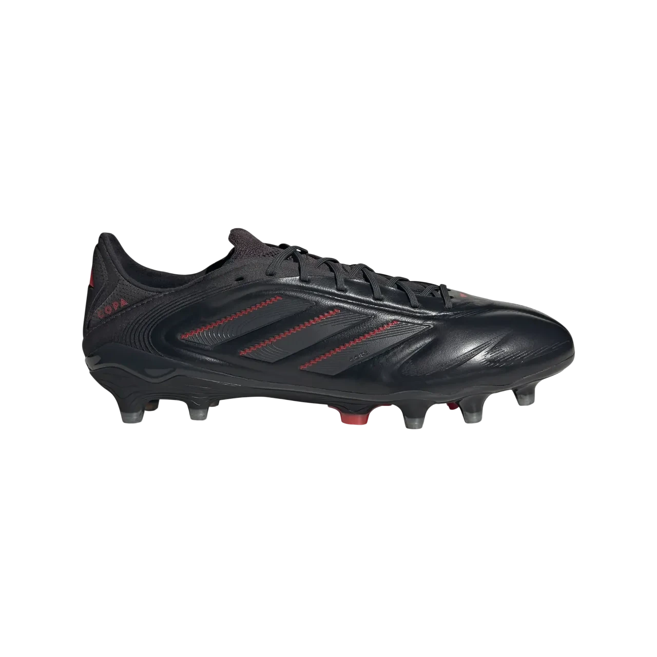 Adidas Copa Pure 3 Elite Firm Ground Boots Core Black / Carbon / Lucid Red Size 40
