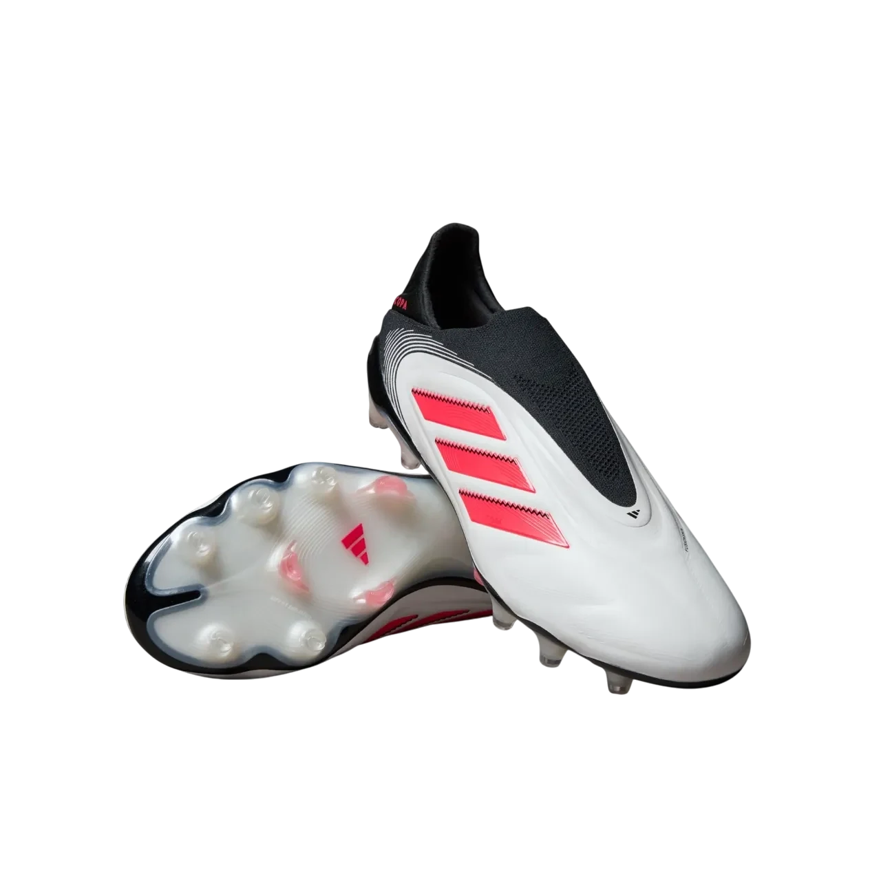 Adidas Copa Pure 3 Elite Laceless Firm Ground Boots Cloud White / Lucid Red / Core Black Size 40