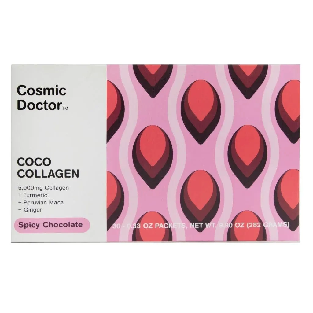 Cosmic Doctor Coco Collagen Supplement Sachets Spicy Chocolate Flavour, Pack Of 30's