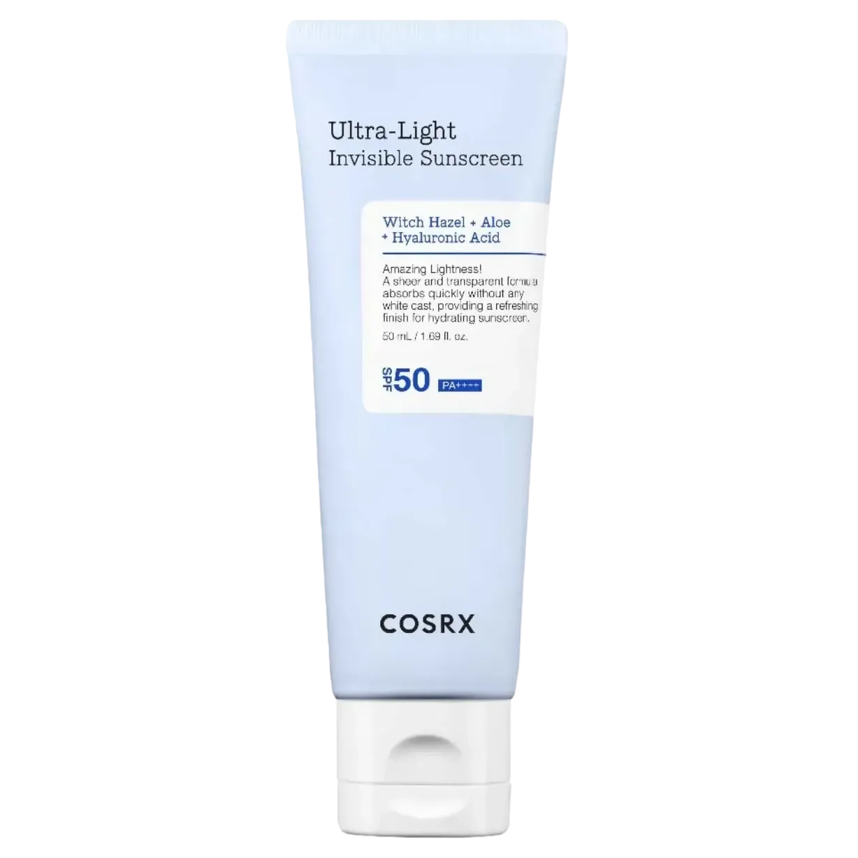 Cosrx Ultra-Light Invisible Sunscreen Spf50 Pa++++ 50 Ml