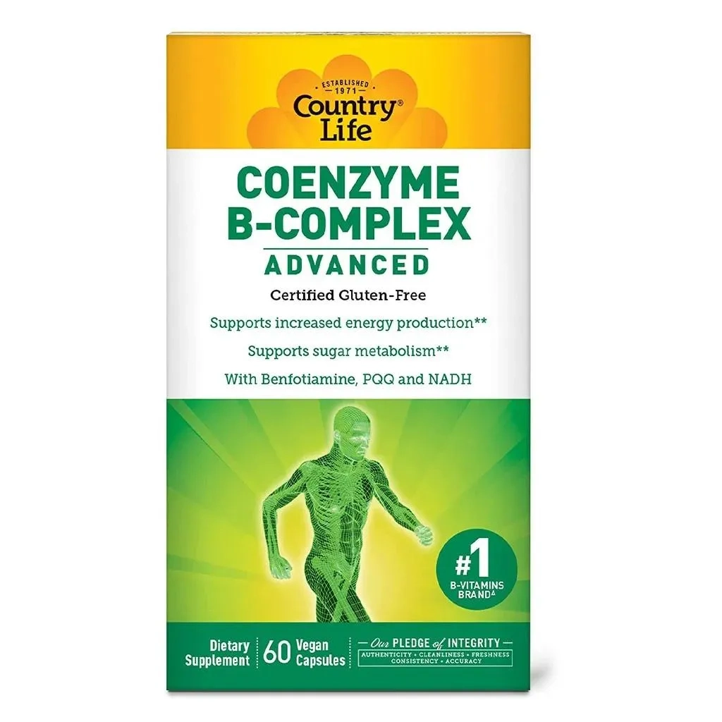 Country Life Coenzyme B-complex Advanced Capsules 60's
