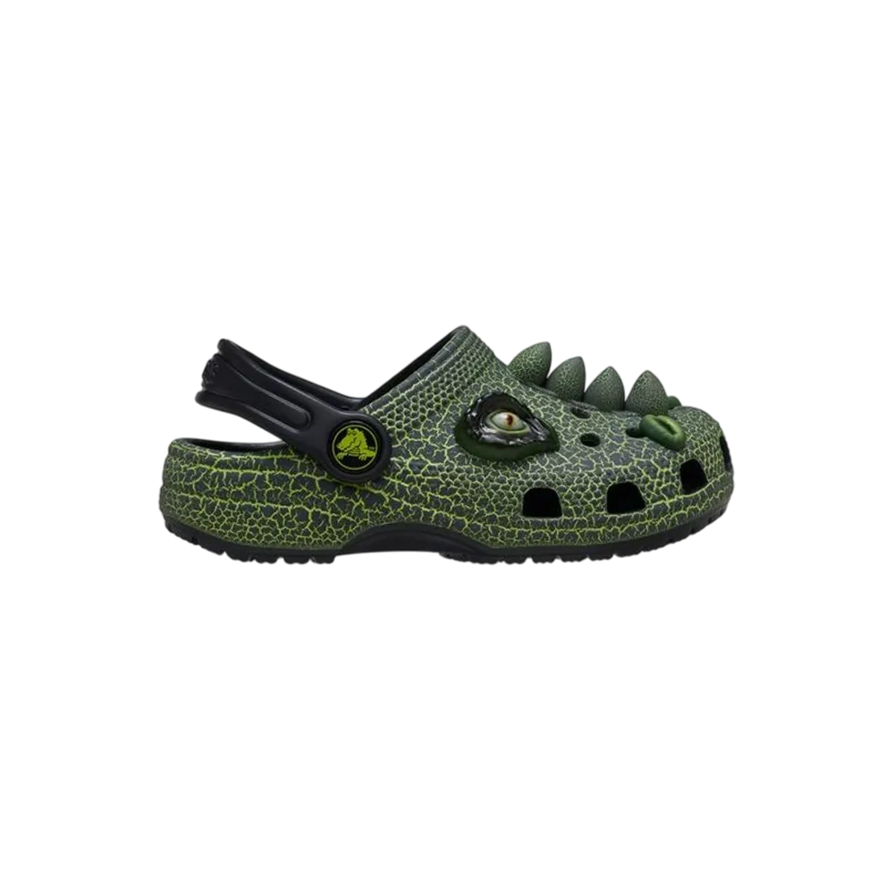 Crocs Kids' Classic Iam Scary Dino Clog Cr-211372-001 Size 28