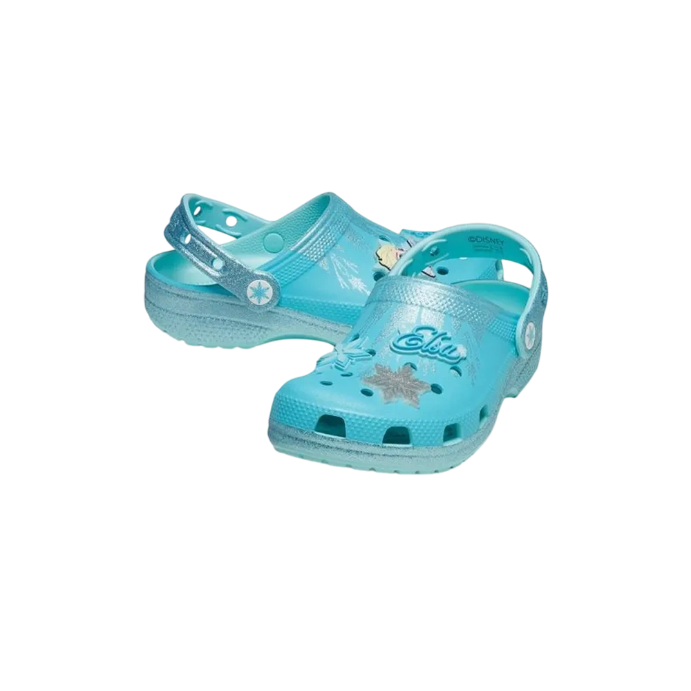 Crocs Kids' Frozen Elsa Classic Clog Cr-210235-90h Blue Size 36