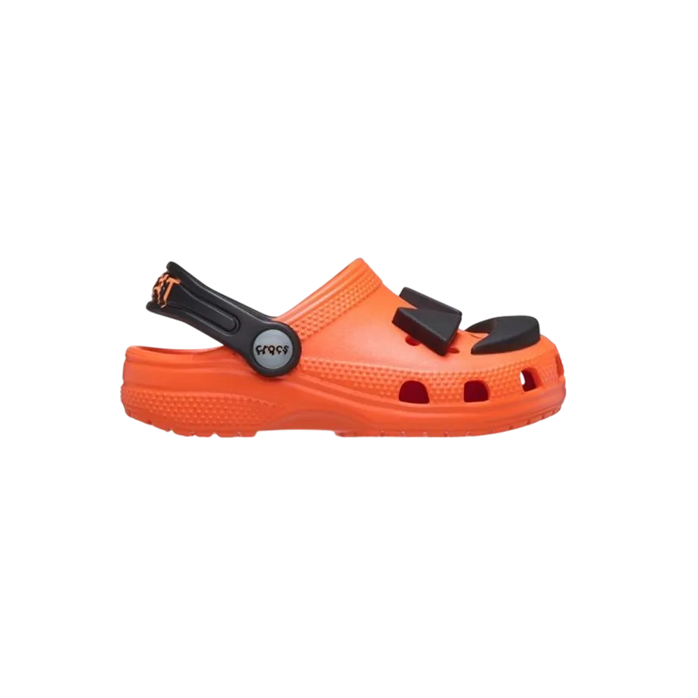 Crocs Toddlers' Classic Jack O Lantern Lights Clog Cr-211686-810 Orange Size 24