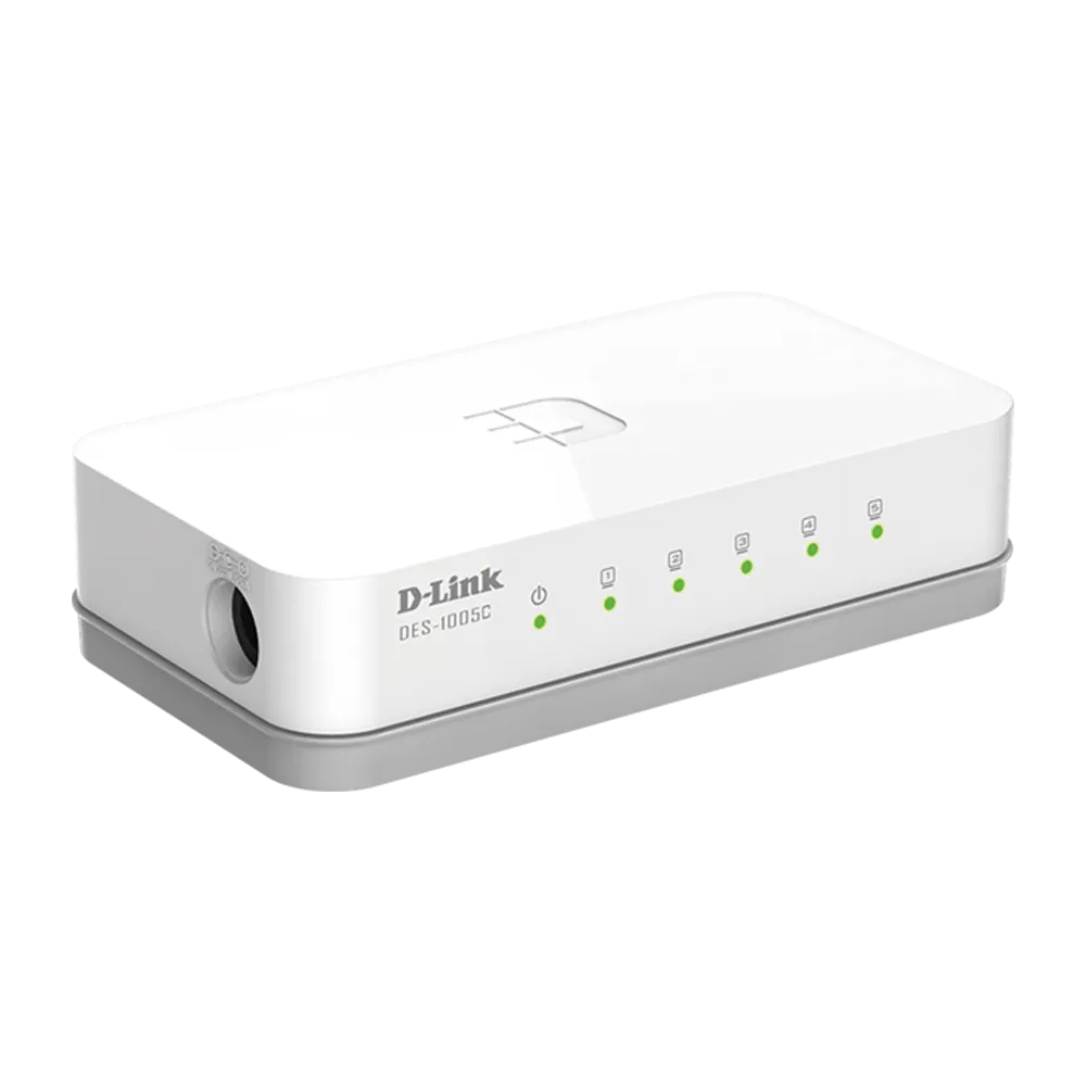 D-link Des-1005c 10-100 Network Switch