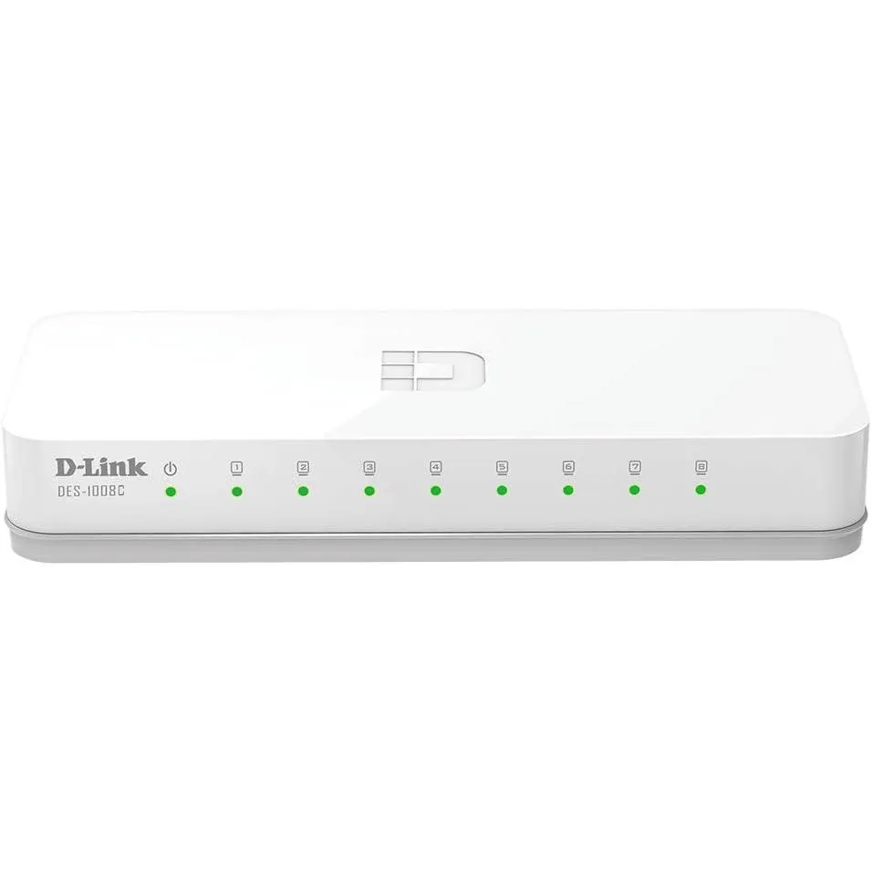 D-link Des-1008c 10-100 Mbps Unmanaged Switch Network Switch