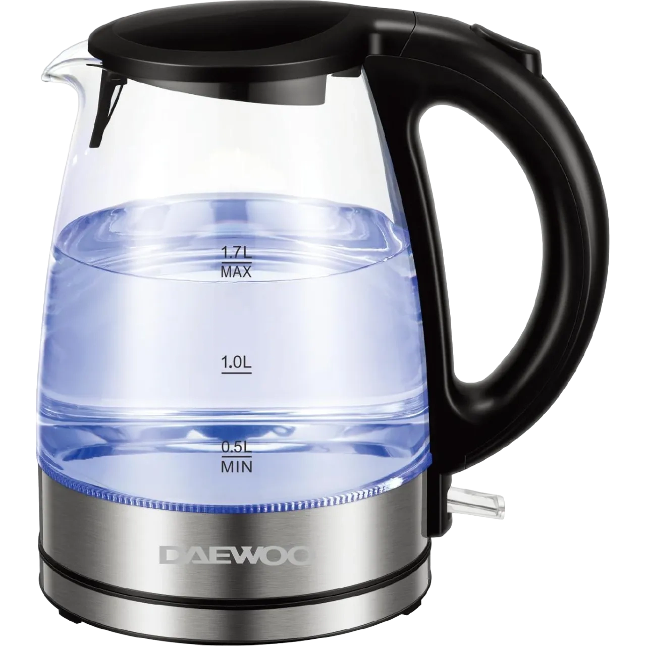Daewoo Glass Kettle 1.7L Capacity 2200W Dek-1218