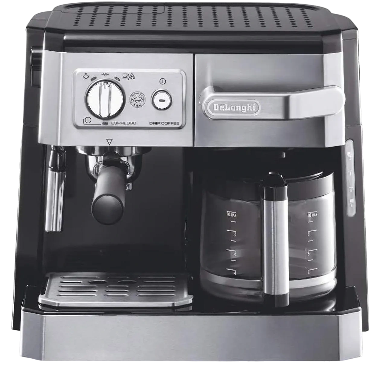 De'Longhi Combi Espresso And Filter Coffee Machine Silver, BCO420