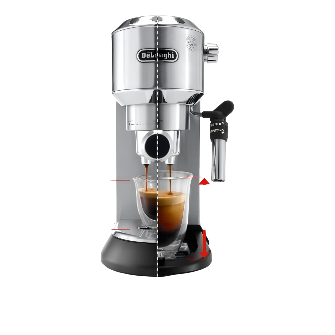 De'Longhi Dedica Pump Manual Coffee Machine Ec685M