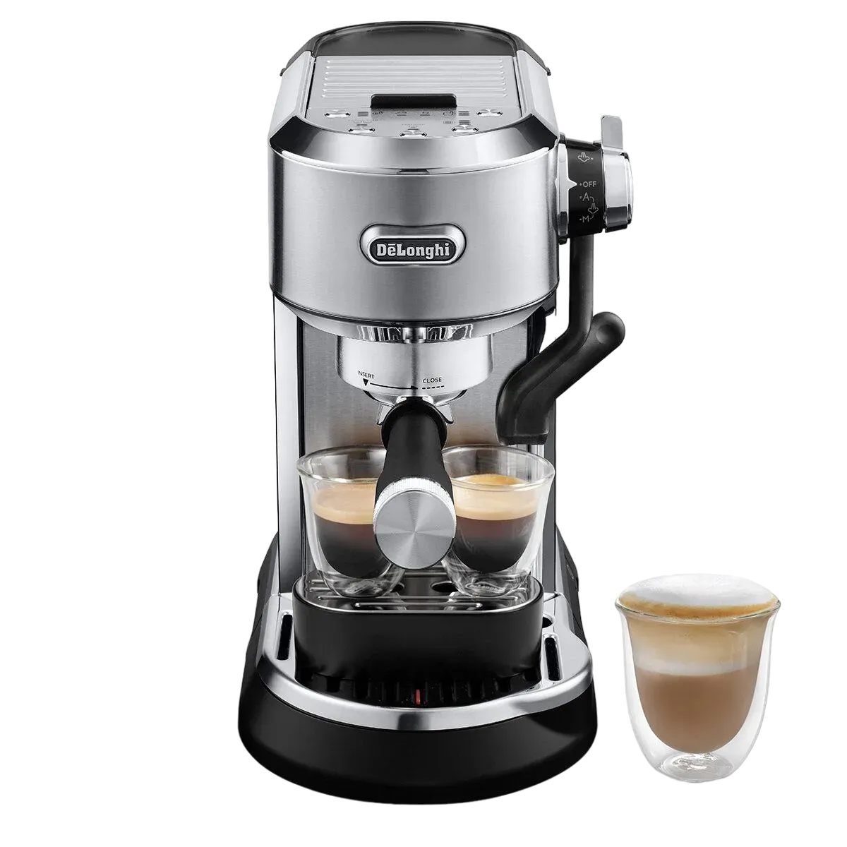 De'Longhi Dedica Maestro Plus Espresso Machine With Automatic Steam Wand Stainless Steel Ec950M