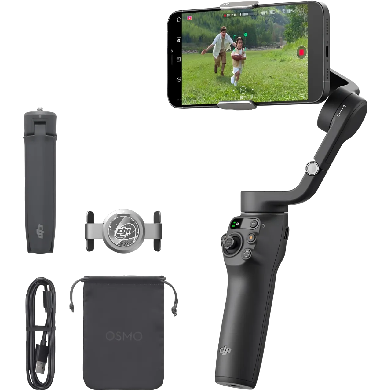 DJI Osmo Mobile 6 Stabilizer For Smartphones 3-axis Phone Gimbal Slate Gray