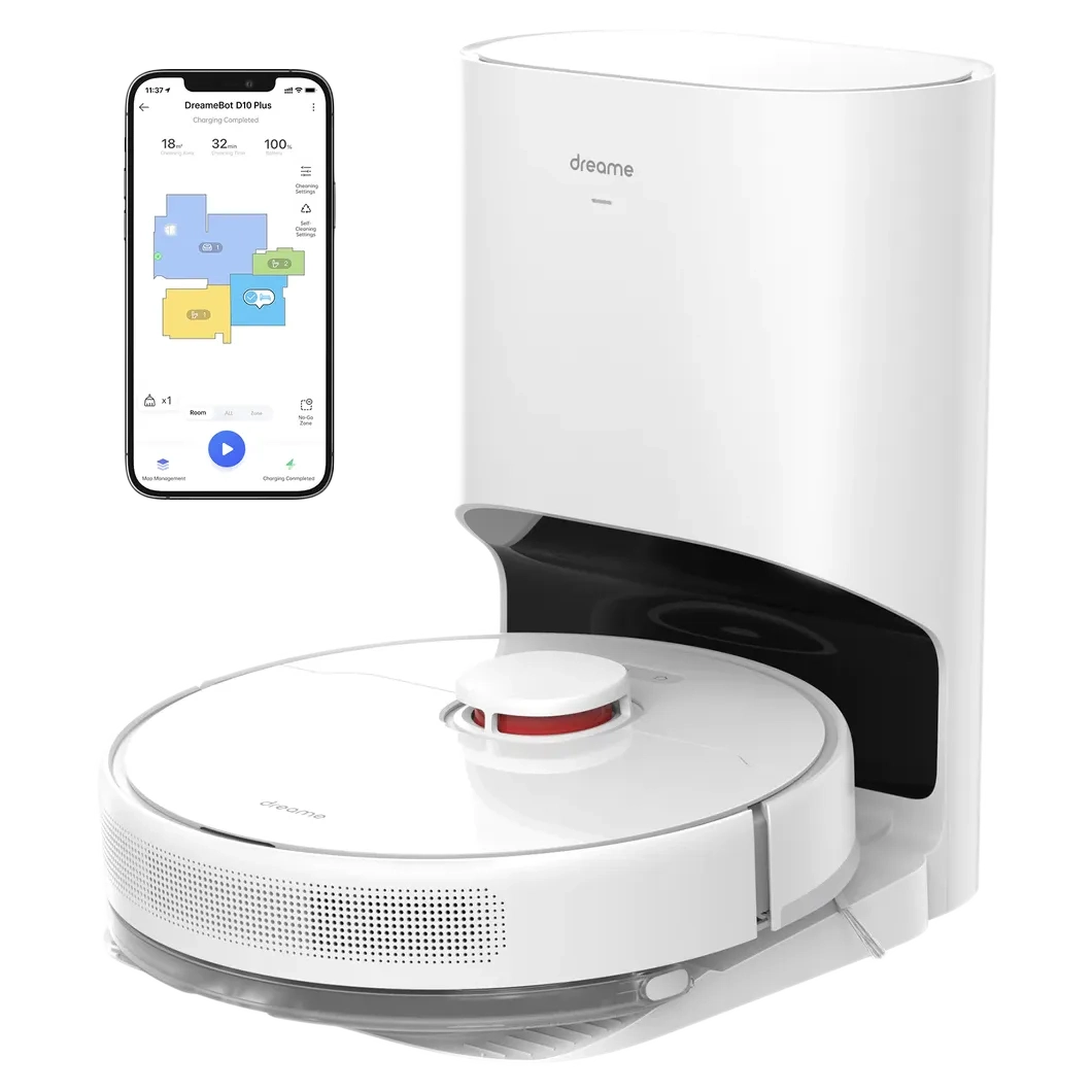 Dreame D10 Plus Robot Wet And Dry Vacuum Cleaner And Mop - Rls3D