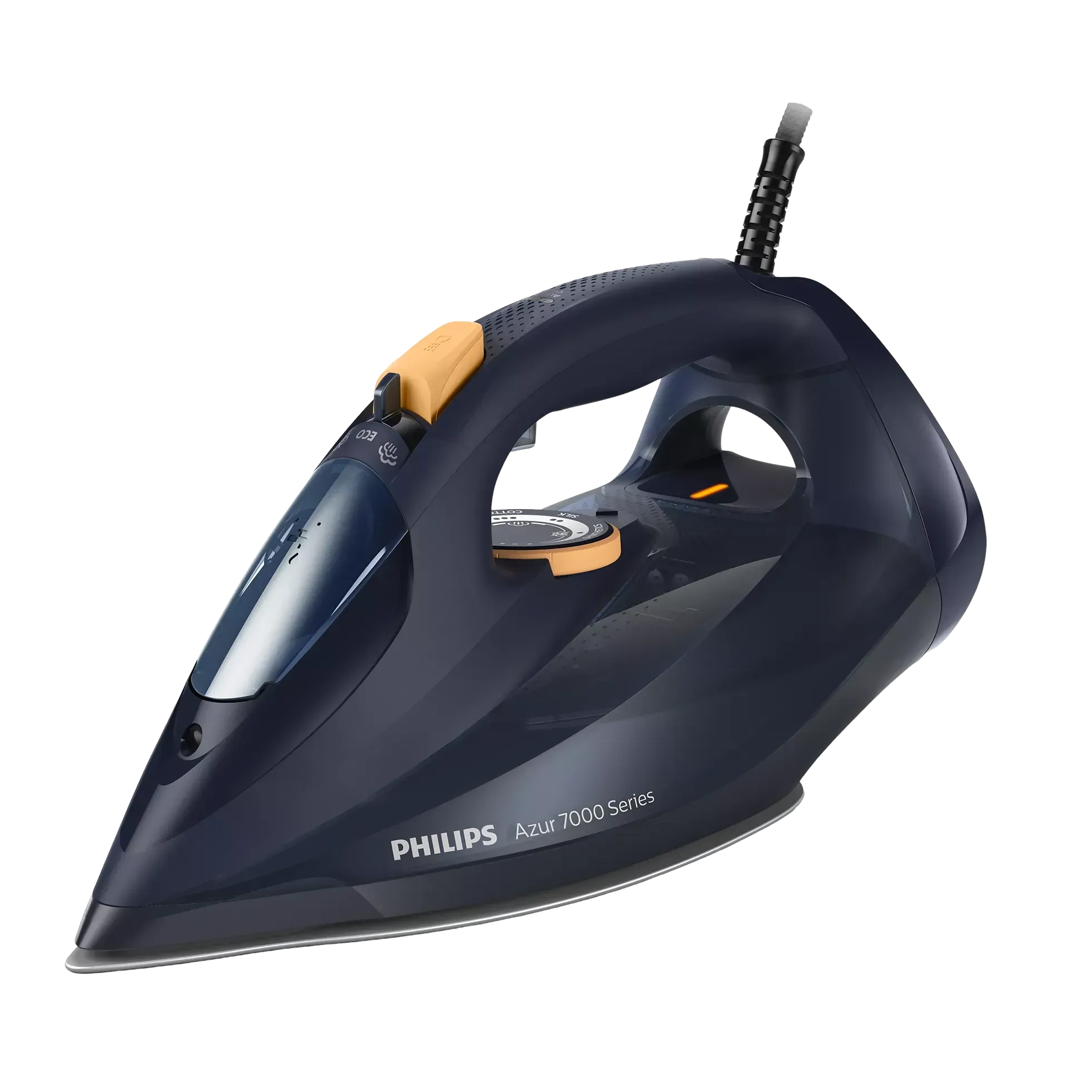 Philips 7000 Series Hv Steam Iron Blue/Yellow Dst7060/26