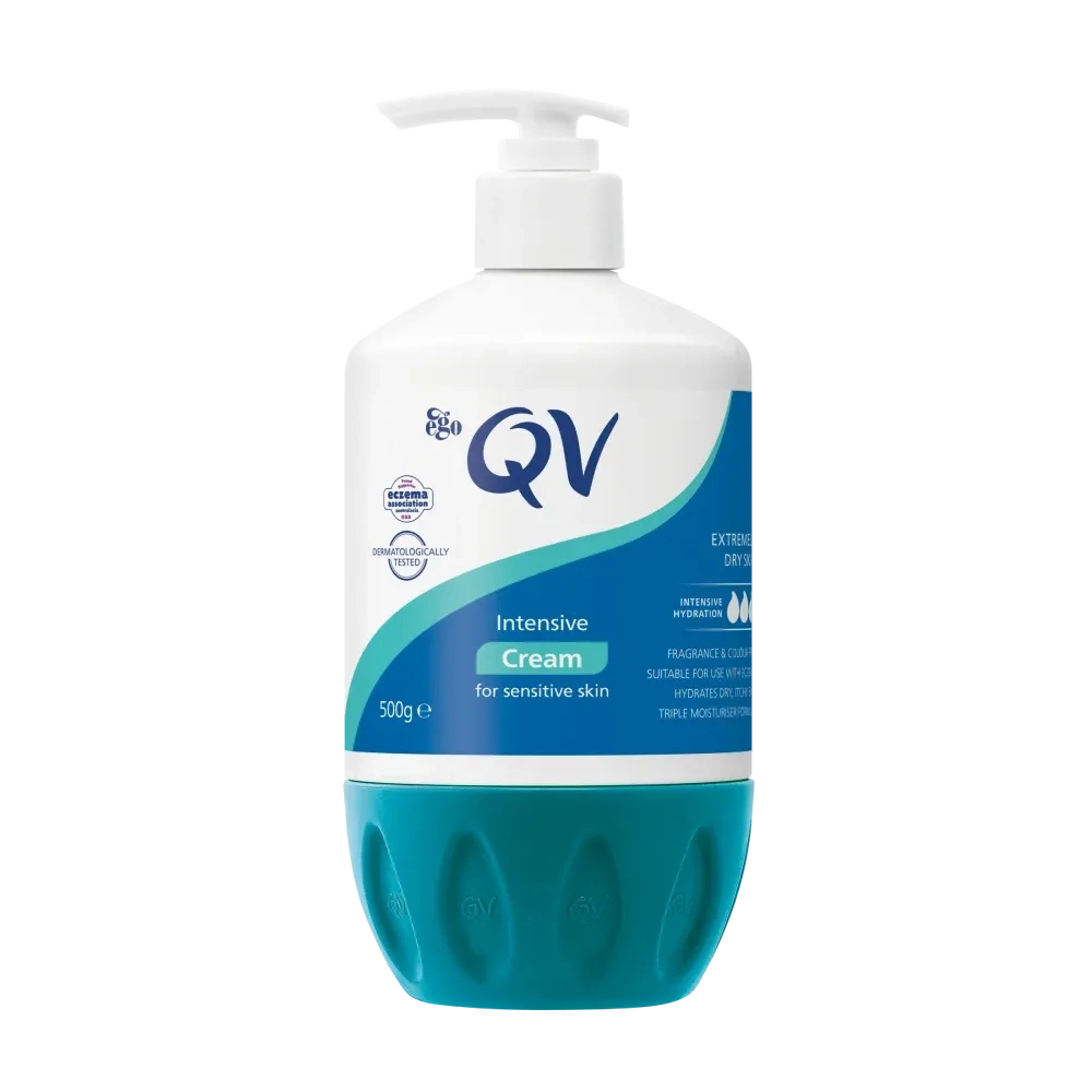 Ego Qv Intensive Body Moisturiser Cream Pump For Extremely Dry Sensitive Skin 500g