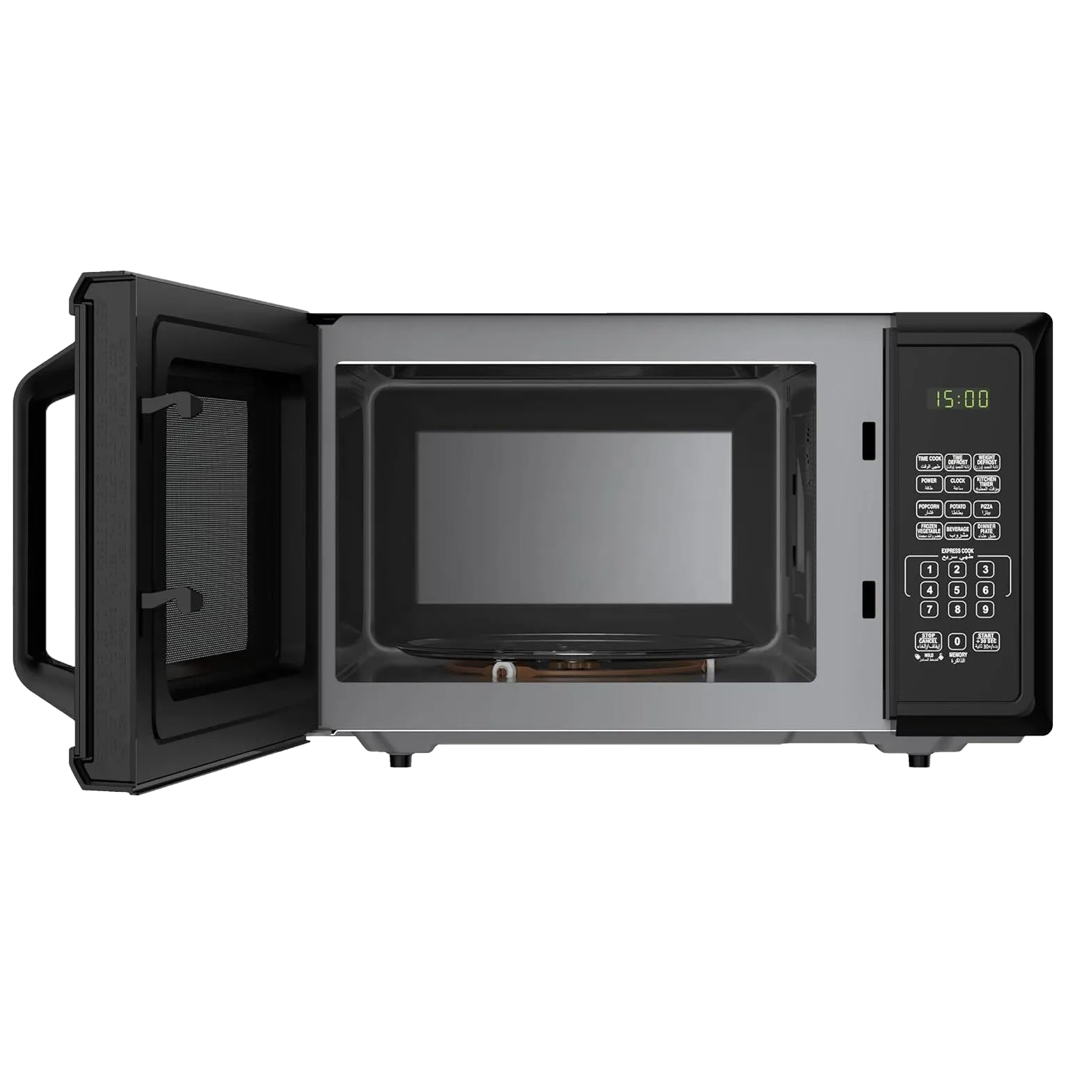 Midea Microwave 25Ltrs, Solo, Digital, Black EM925A2GU-SL