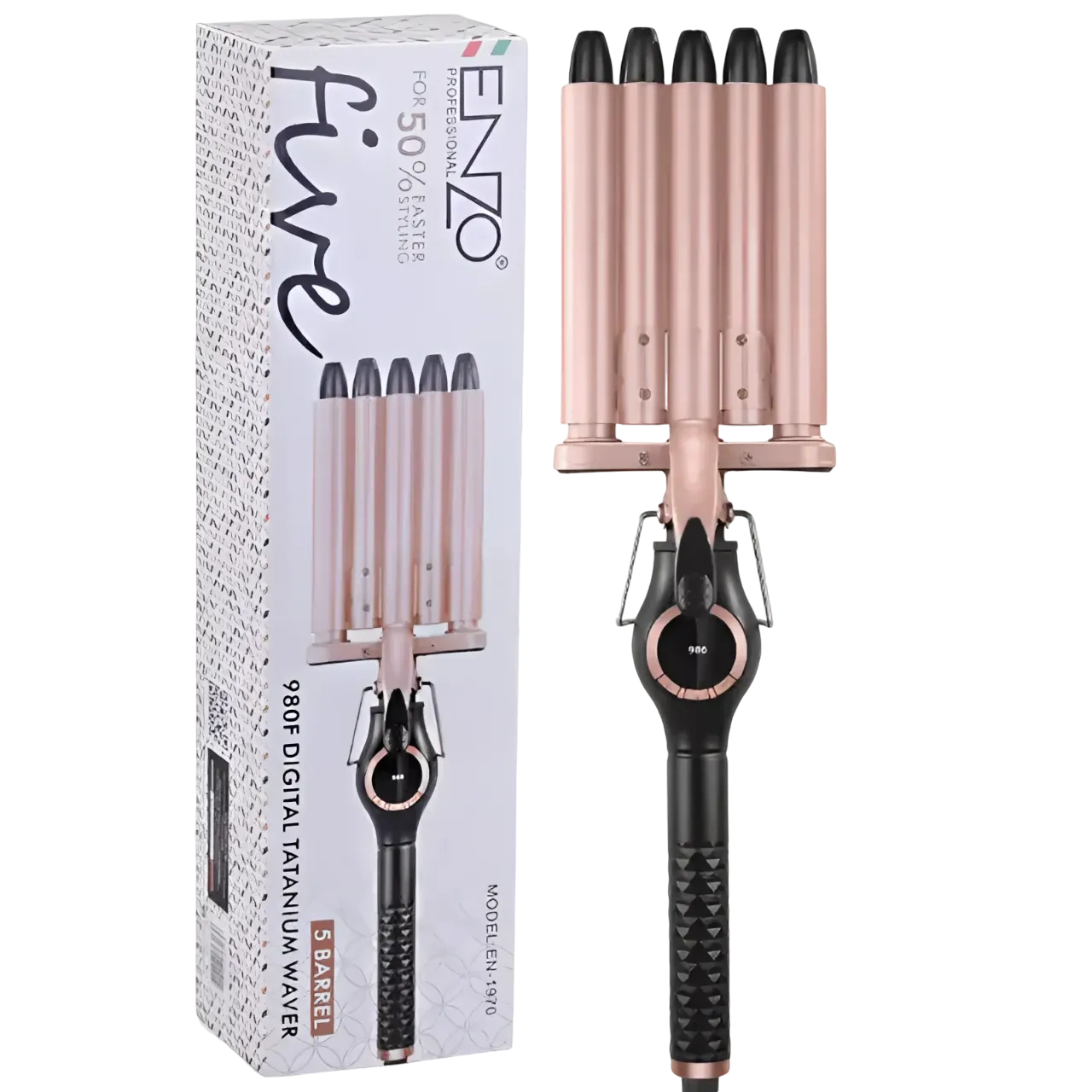 ENZO 5-barrel Hair Curler EN-1970
