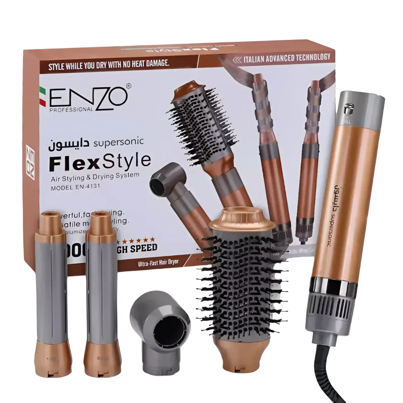ENZO Professional Hair Dryer With Ionic Technology 2200w EN-4131