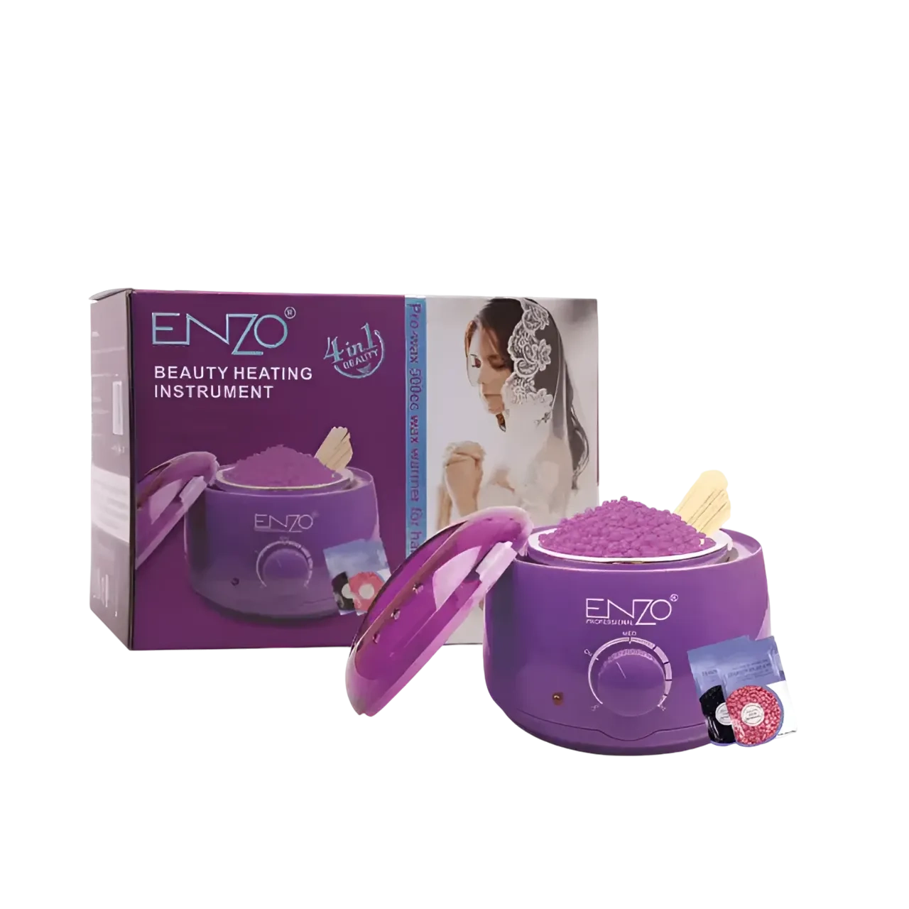 ENZO Professional Wax Heater Purple EN-1102b