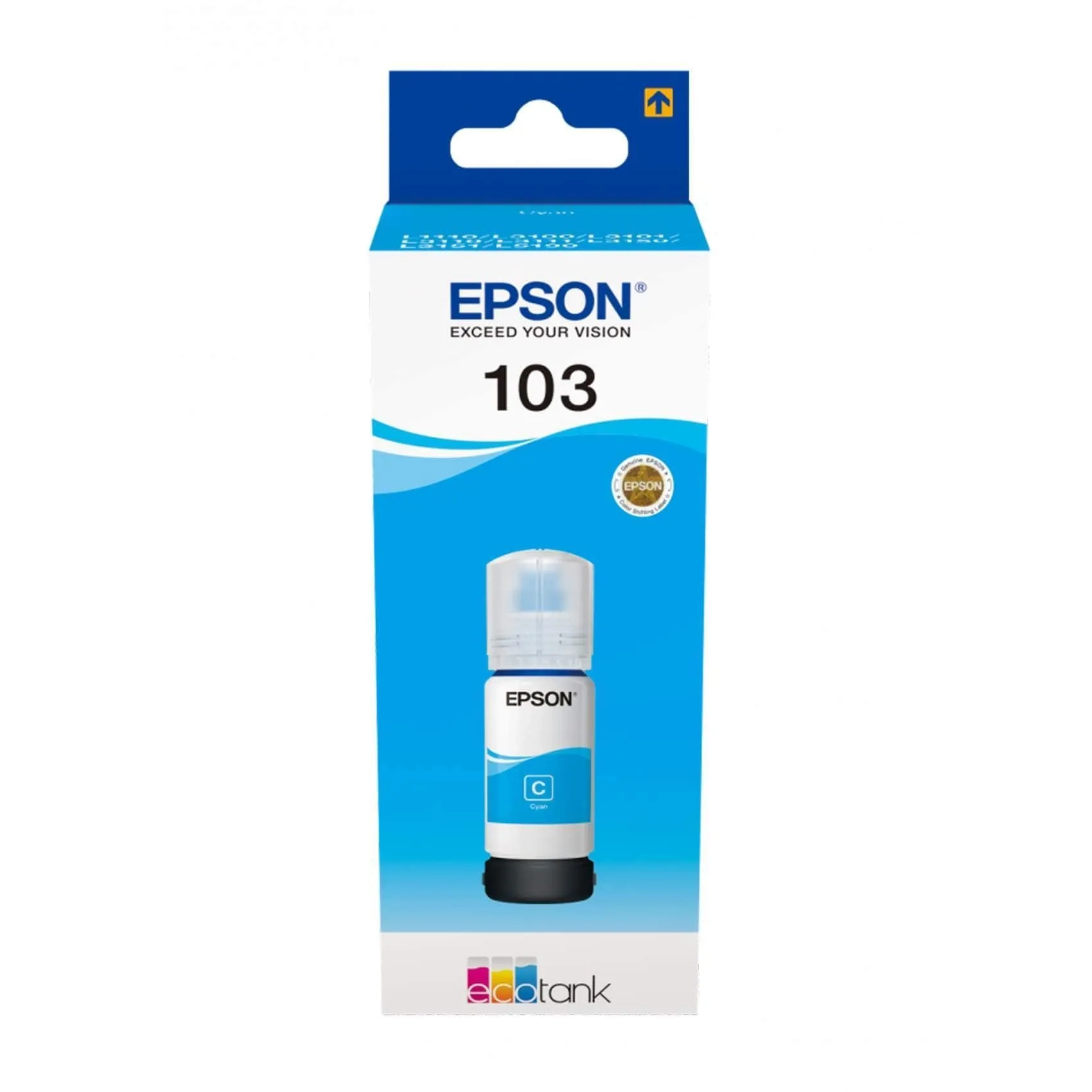 Epson 103 Ecotank Ink Bottle 65ml Cyan