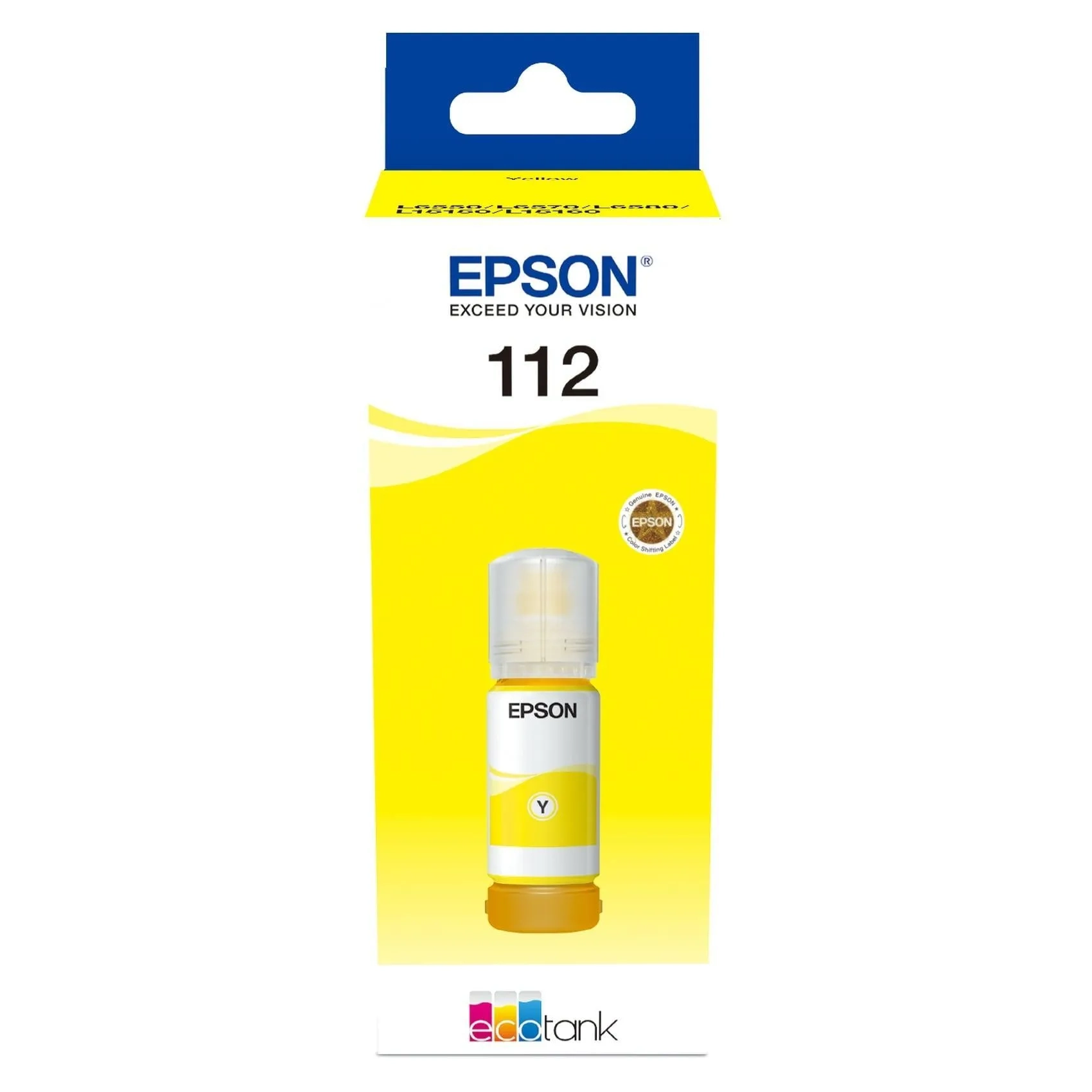 Epson Ecotank 112 Pigment Ink Bottle 70ml Yellow