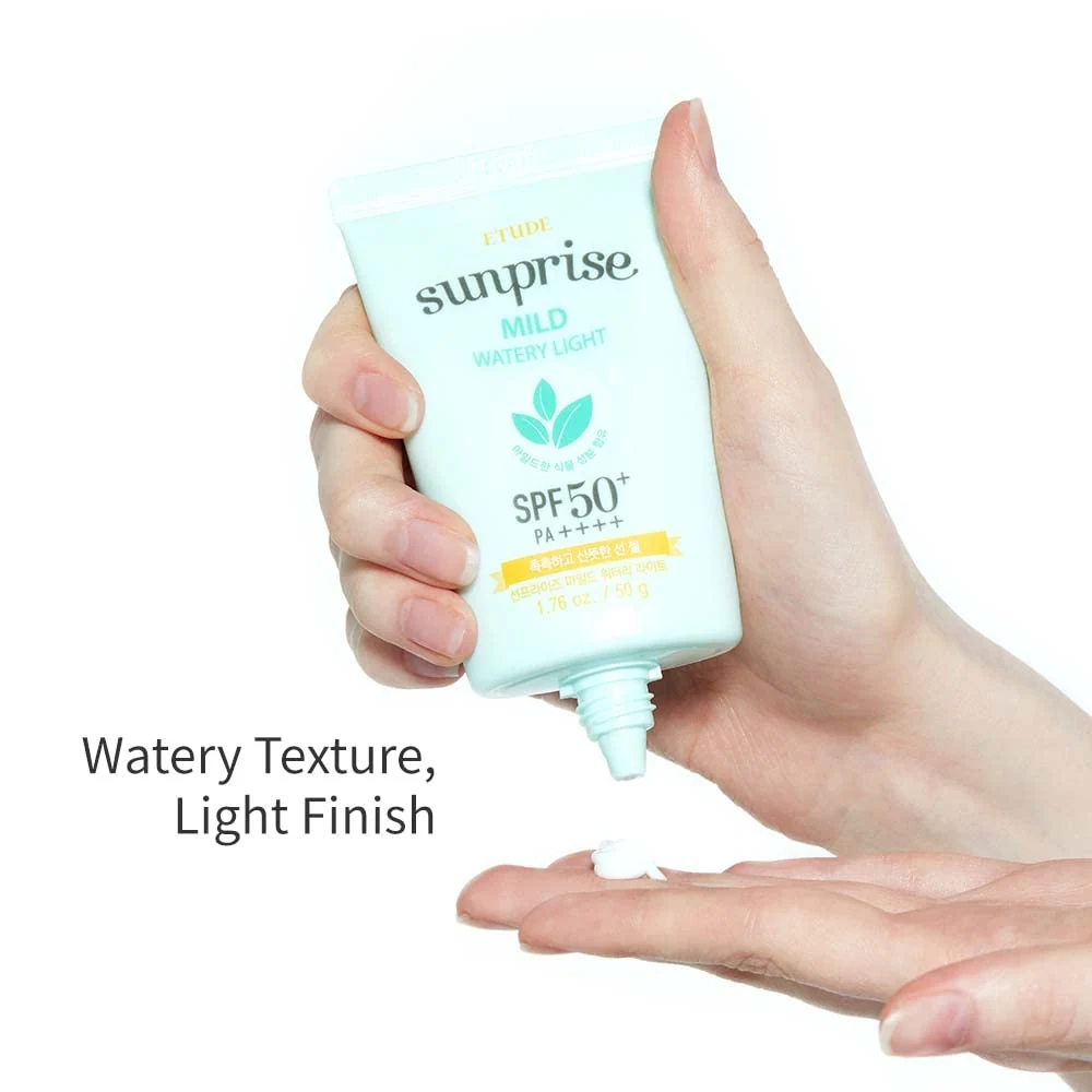 Etude House Sunprise Mild Watery Light Spf50+/Pa+++ 1.7 Fl. Oz 50Ml