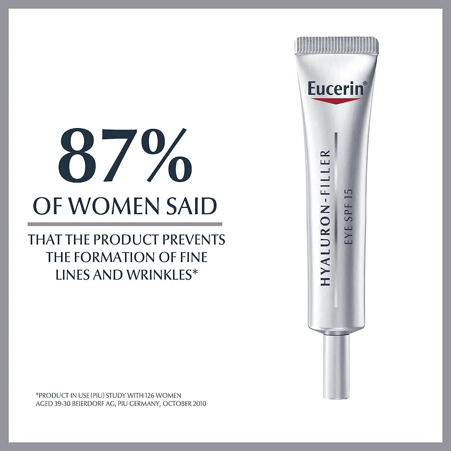 Eucerin Hyaluron-Filler Anti-Ageing Eye Cream With Hyaluronic Acid,Reduces Eye Wrinkles,Spf15,15Ml