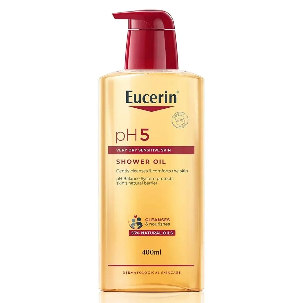 Eucerin Ph5 Skin Protection Moisturizing Shower Oil For Very Dry & Sensitive Skin 400ml
