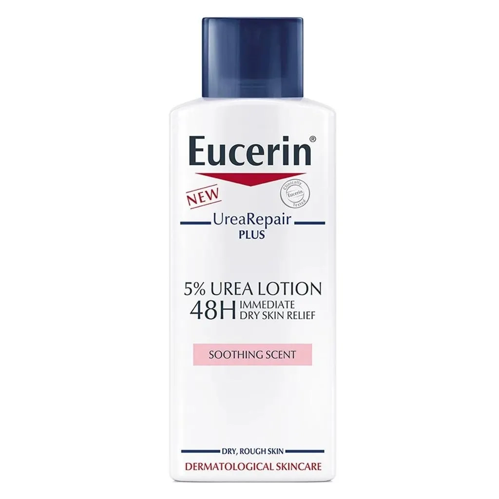 Eucerin Urea Repair Plus 5% Urea Lotion With Soothing Scent For 48hour Dry & Rough Skin Relief 250ml