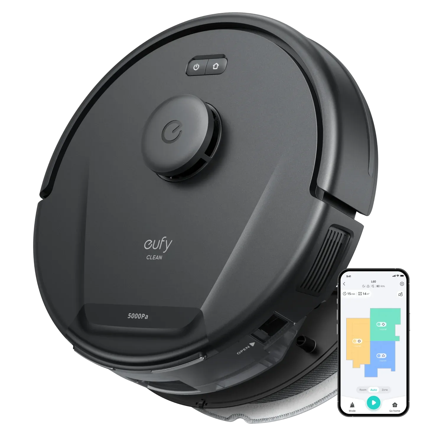 Eufy Robovac L60 Hybrid Vacuum Cleaner T2268V11 Black