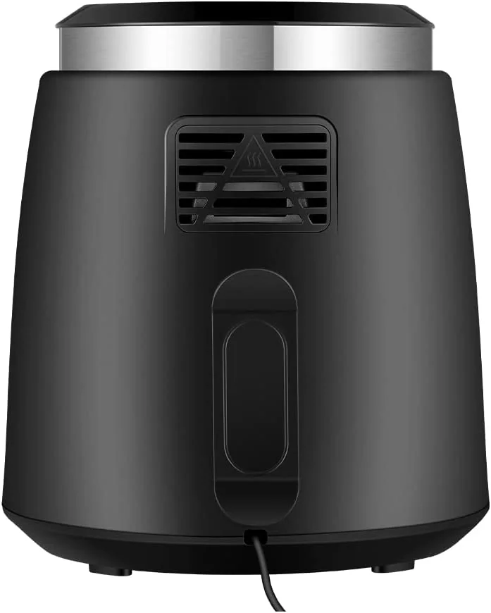 evvoli Digital Air fryer 4 Liters No Pre-Heat Needed No-Oil Frying Fast Crispy and healthy Digital Temperature Control WIth Free Coffee Maker - EVKA-AF4008D + EVKA- CO10MB