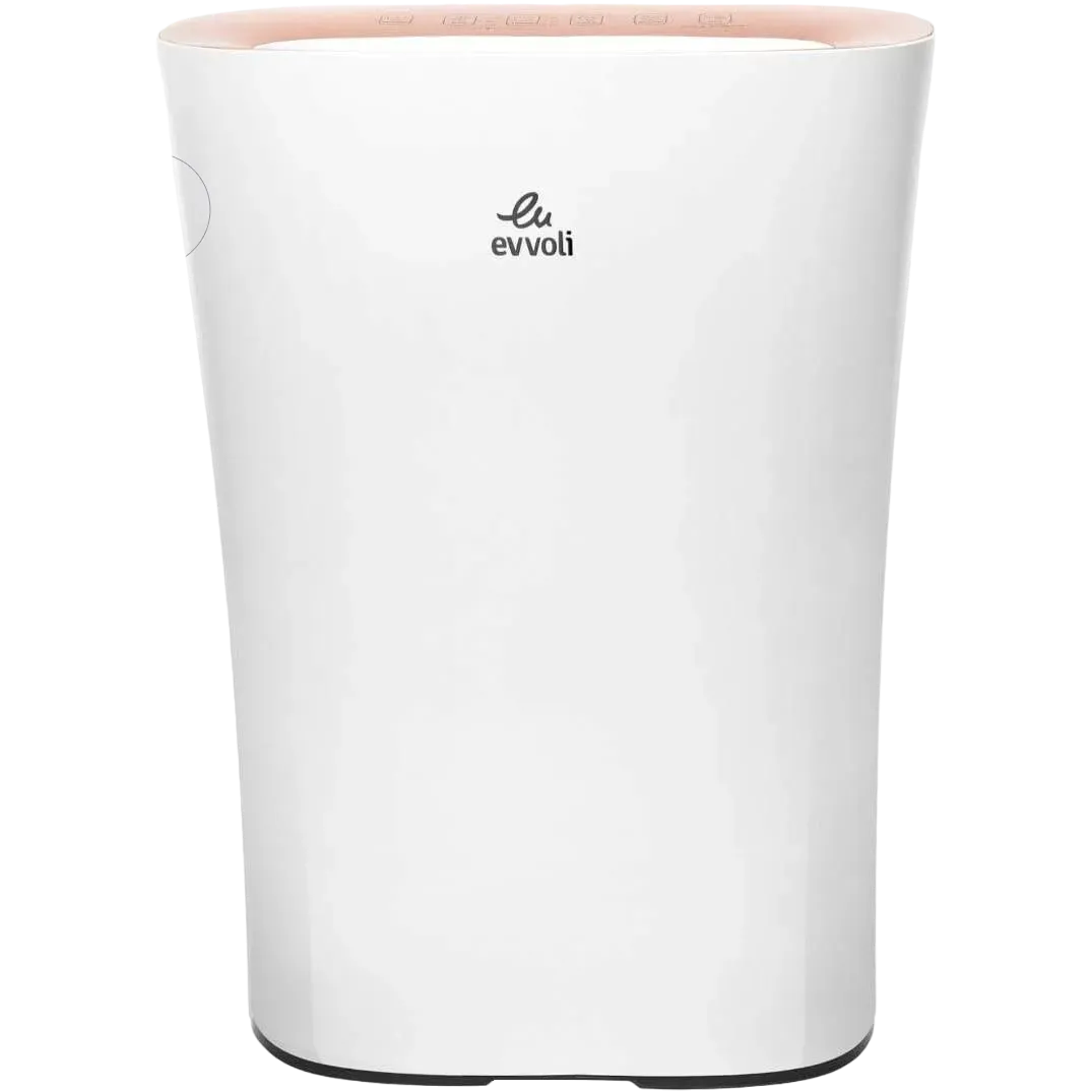 Evvoli Air Purifier 5-Layer Filters With True Hepa Control Light Sensor Night Mode Air Quality Indicator Evap-24W