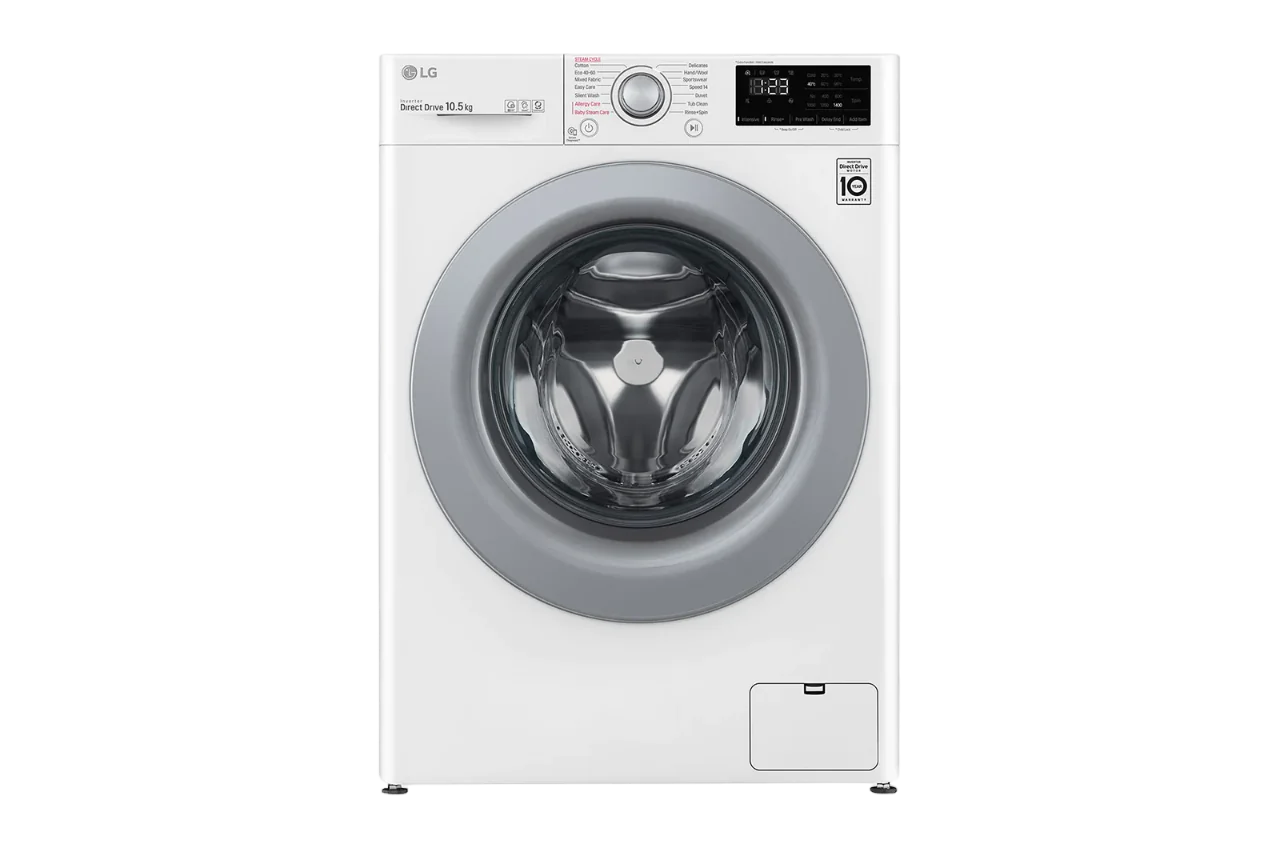 LG Direct Drive 9kg Washing Machine 1360 rpm AI DD White F4V309WNE