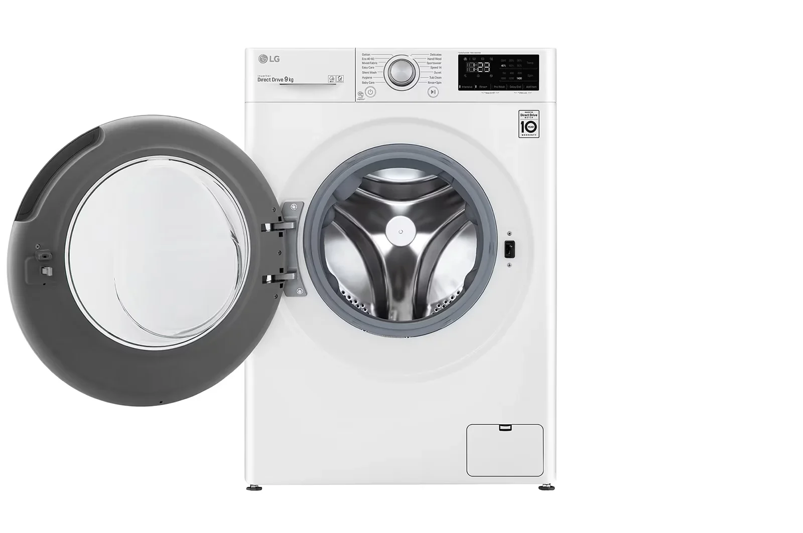 LG Direct Drive 9kg Washing Machine 1360 rpm AI DD White F4V309WNE